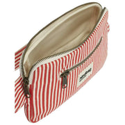 Hindbag Harry Rectangle Bum Bag - Red Stripes