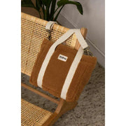 Sac à bandoulière Hindbag Louise Square Teddy - Marron