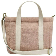 Sac à bandoulière Hindbag Louise Square Teddy - Rose poudré