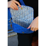Hindbag Margault Quilted Shoulder Bag - Electric Blue