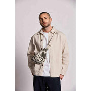 Hindbag Olivia Bum Bag - Ecru Zebra Cream