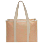 Sac fourre-tout tissé Hindbag Oscar - Rouge Corail