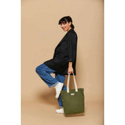 Sac fourre-tout Hindbag Paul - Vert olive