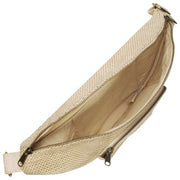 Hindbag Sofia XL Woven Bum Bag - Nude Beige