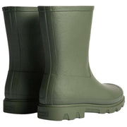 Hunter Downpour Short Insulated Wellington Boots - Dark Olive Green