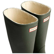 Bottes en caoutchouc isolées hautes Hunter Downpour - Vert olive foncé