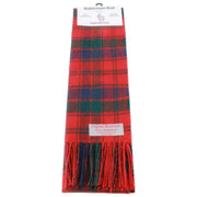 Écharpe en laine d'agneau rouge Ingles Buchan Robertson - Rouge/Vert/Bleu