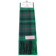 Ingles Buchan Ross Hunting Lambswool Scarf - Green/Black/Red