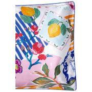 Jessica Russell Flint Amalfi Silk Pillowcase - Blue/White/Yellow