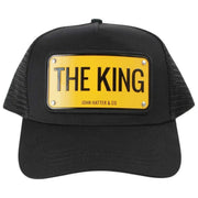 Casquette Trucker en Aluminium John Hatter The King - Noir/Jaune
