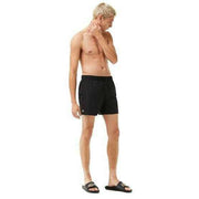 Lacoste Light Quick-Dry Swim Shorts - Black/Green