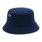 Lacoste Organic Cotton Pique Bucket Hat - Navy