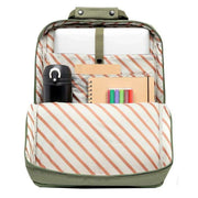 Lefrik Daily 13" Stripes Backpack - Olive Green