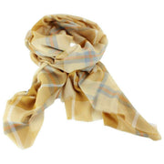 Écharpe Locharron of Scotland Alba Cornish Fine Merino - Jaune/Bleu Pâle