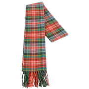 Locharron of Scotland Bowhill Caledonia Ancient Lambswool Tartan Scarf - Red/Green/Yellow