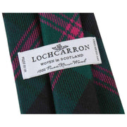 Locharron of Scotland Reiver Baird Cravate Tartan Moderne - Marine/Vert Foncé