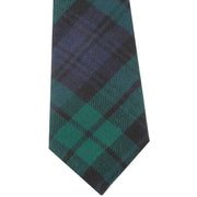 Locharron of Scotland Reiver Black Watch Tartan Wool Tie - Navy/Green