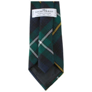 Locharron of Scotland Reiver Campbell Of Argyle Cravate moderne - Vert/Noir/Jaune