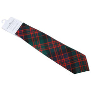 Locharron of Scotland Reiver MacArthur Clan Modern Tartan Tie - Dark Green/Navy/Red