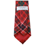 Locharron of Scotland Reiver MacRae Cravate Tartan Moderne - Rouge/Vert