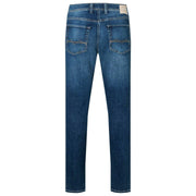 MAC Jeans Arne Recycled Denim Jeans - Dark Blue Authentic 3D