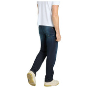 MAC Jeans Rick Vintage Denim Jeans - Bleu Foncé Authentique Occasion