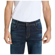 MAC Jeans Rick Vintage Denim Jeans - Bleu Foncé Authentique Occasion