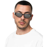 MessyWeekend Blade Sunglasses - Transparent Grey