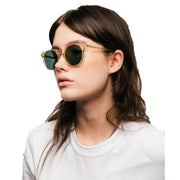 MessyWeekend Depp Sunglasses - Champagne/Green