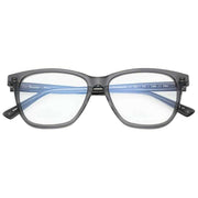 Lunettes de lecture MessyWeekend Remy à lumière bleue - Transparent/Gris cendré