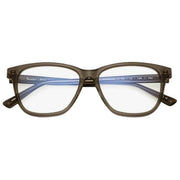 MessyWeekend Remy Blue Light Reading Glasses - Clear/Olive Green