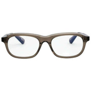 MessyWeekend Travis Blue Light Reading Glasses - Clear/Olive Green