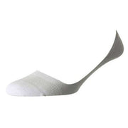 Pantherella Monaco Low Cut Invisible Socks - White