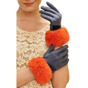 Powder Bettina Gloves - Denim Blue/Orange