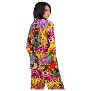 Pyjama Long Kaléidoscope Botanique en Poudre - Multicolore