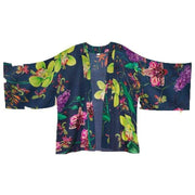 Powder Exotic Evening Kimono Jacket - Ink Navy