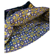 Sac fourre-tout matelassé en velours Powder Lux - Bleu hellébore