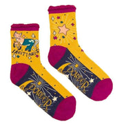 Powder Sagittarius Ankle Socks - Mustard Yellow