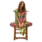 Powder Super Soft Oversized Botanicals Long Pyjamas - Slate Green