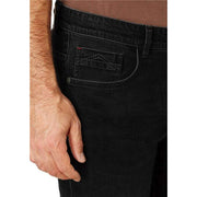 Redpoint Barrie 5-Pocket Modern Tapered Fit Jeans - Black Stone