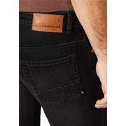 Redpoint Barrie 5-Pocket Modern Tapered Fit Jeans - Black Stone
