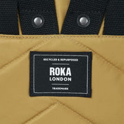 Roka Bantry B Small Black Label Recycled Nylon Backpack - Corn Yellow