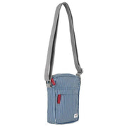 Roka Bond Hickory with Red Recycled Canvas Crossbody Bag - Red/Blue/White