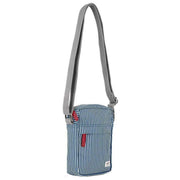 Roka Bond Hickory with Red Recycled Canvas Crossbody Bag - Red/Blue/White