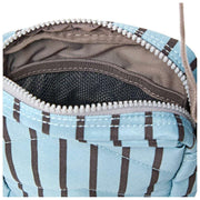 Roka Bond Recycled Canvas Crossbody Bag - Blue Stripe