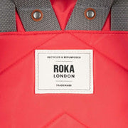 Roka Camden P Medium Recycled Nylon Backpack - Poppy Red