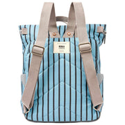 Sac à dos Roka Canfield B Medium en toile recyclée - Rayure bleue