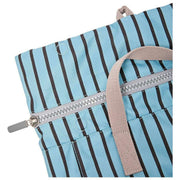 Sac à dos Roka Canfield B Medium en toile recyclée - Rayure bleue