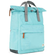 Roka Canfield B Medium Recycled Nylon Backpack - Aquatic Awe Blue