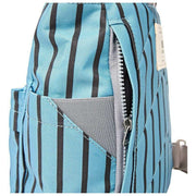 Petit sac à dos en toile recyclée Roka Canfield B - Rayure bleue
